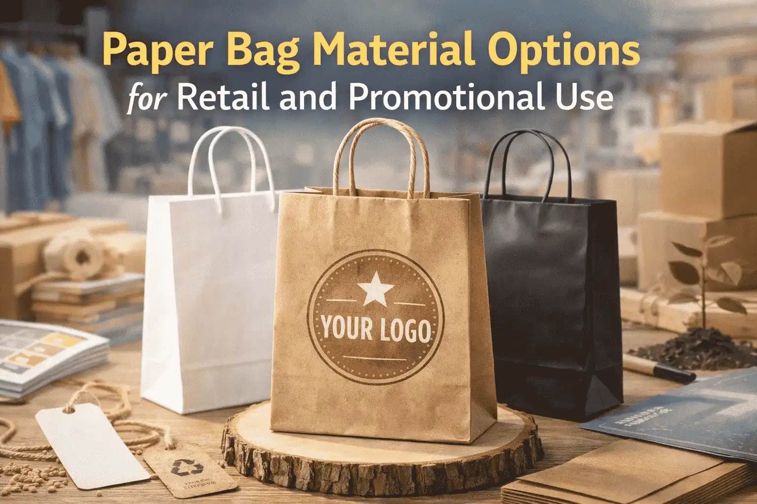 Paper Bag Material Options for Retail and Promotional Use